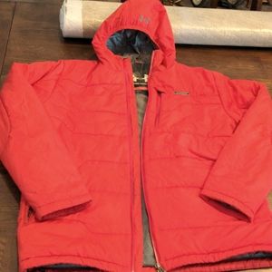 underarmour red jacket, men's large